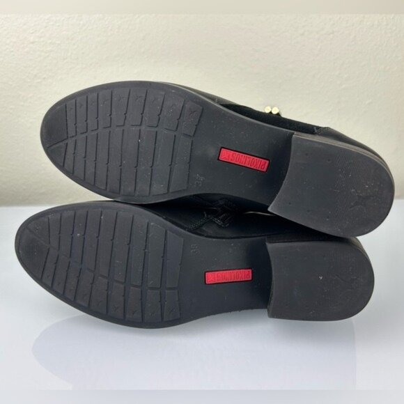 Pikolinos Sz 38 (U.S. 7.5-8) Black Leather Ankle Boots Made in Spain - Picture 16 of 16